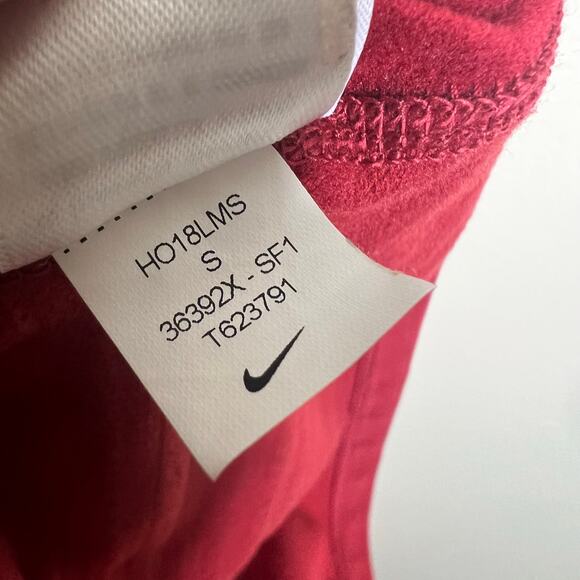 Nike Stanford Cardinal 1/4 Zip Pullover Jacket Medium Womens Red Football NCAA - Picture 7 of 7